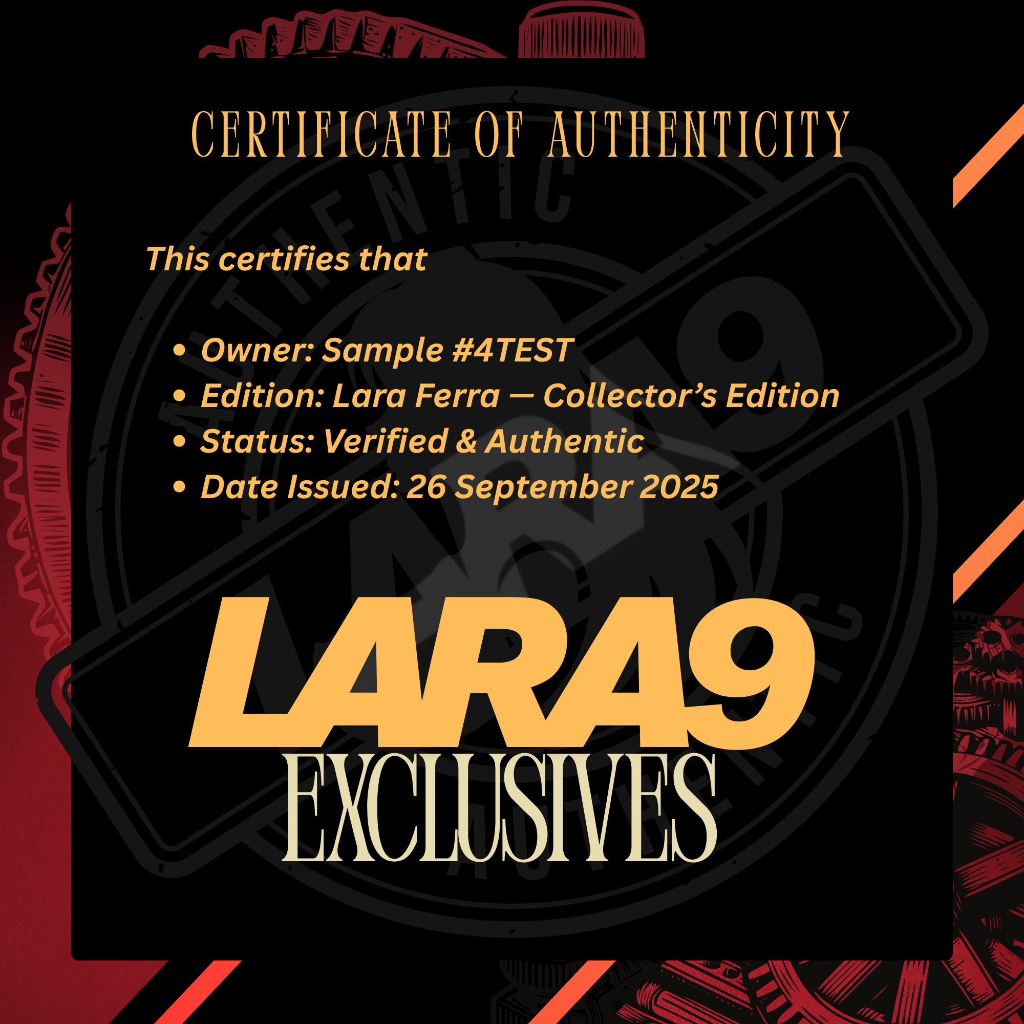 Lara Ferra — #4TEST