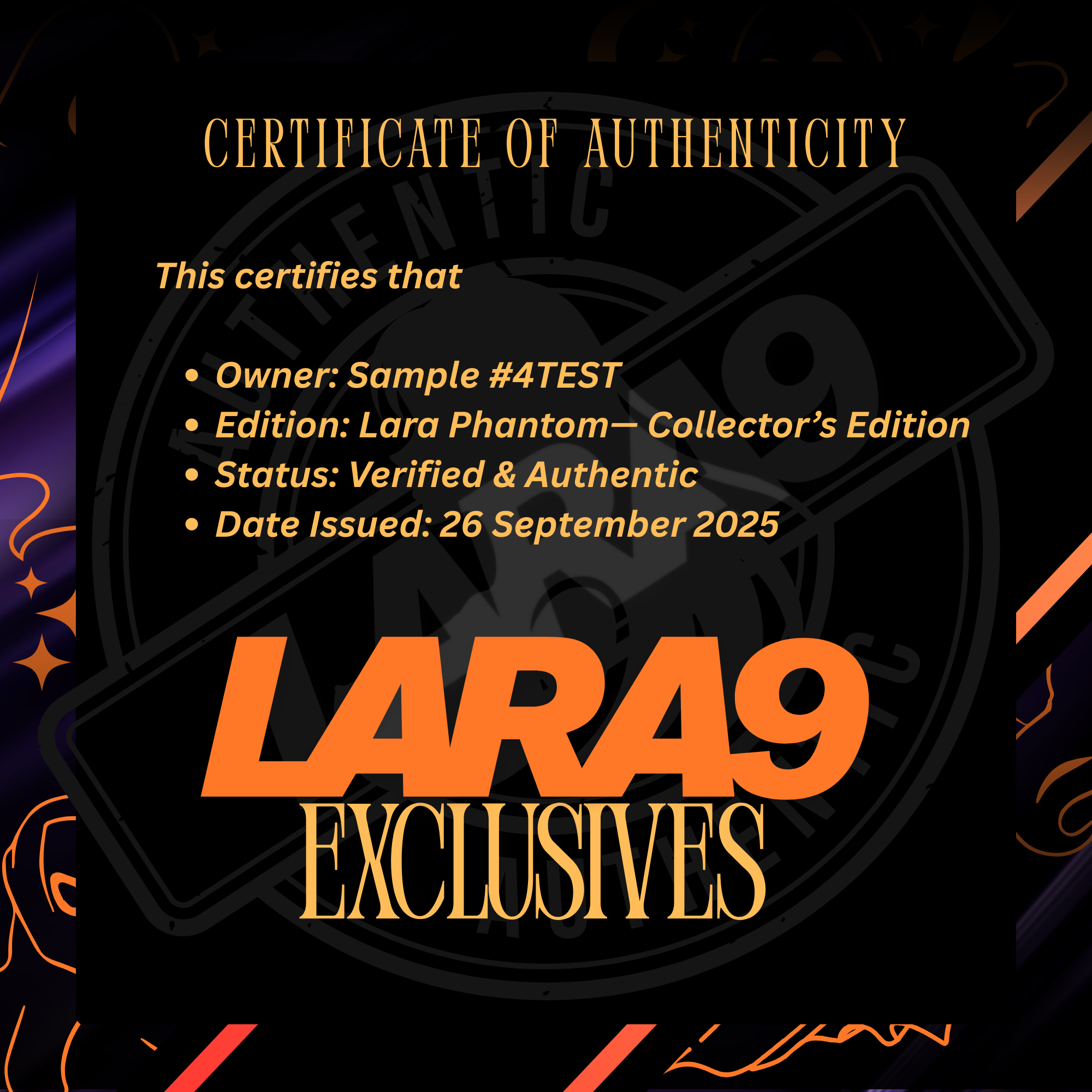 Lara Phantom — #4TEST