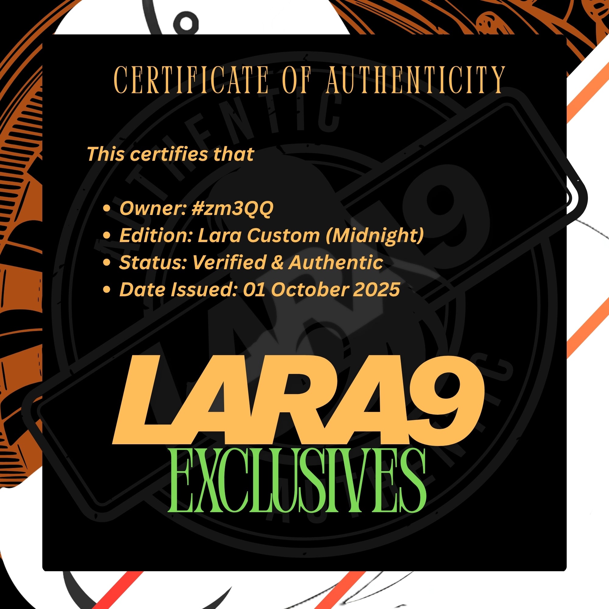 Lara Custom — #TnXgG